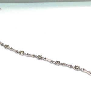 Diamond Tennis Bracelet in 14K White Gold, Tennis Bracelet, Diamond Bracelet, Diamond Tennis Bracelet, Diamond Bracelet in 14K White Gold