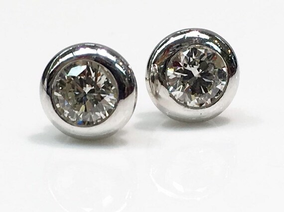 Diamond Studs in 14K, Diamond Earrings, Diamond S… - image 9