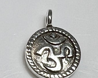 Sanskrit Om, Buddhismus, Yoga, Peace, Harmonie, Om, Sanskrit Om Anhänger in Silber
