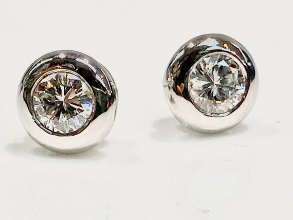 Diamond Studs in 14K, Diamond Earrings, Diamond S… - image 4