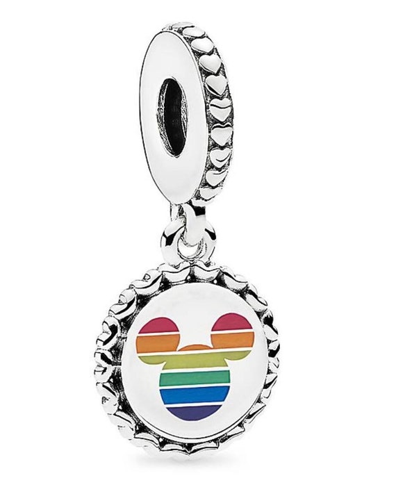 Pandora Sterling Silver Mickey Mouse Rainbow Charm