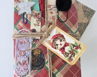 Christmas Mystery Book Bundle, Cozy Whodunit Paperback, Tea & Annotation (Pre-Loved)