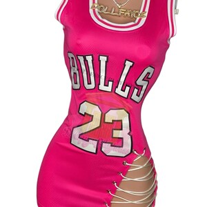 custom 23 jersey dress Bulls 23 Jersey Outfit Womens