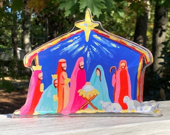 Nativité acrylique