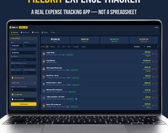 Expense Tracker App — Offline Job Costing Tool for Contractors & Self Employed, No Subscription