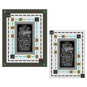 In Stitches Lap Quilt Pattern Kit 54" X 72"