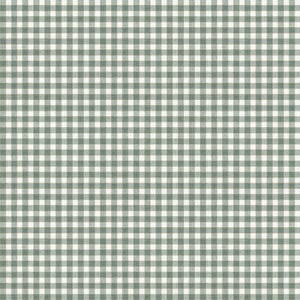 May include: A green and white gingham pattern. The pattern is made up of small squares.