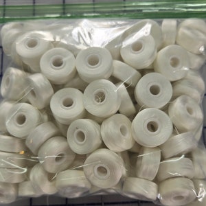 Prewound embroidery bobbins size L sideless