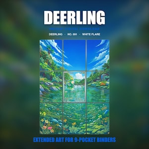 Deerling Extended Art Binder Insert | Scarlet & Violet White Flare Card 91 | Pokemon TCG Digital Download