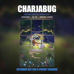 Charjabug Extended Art Binder Insert | Temporal Forces Card 169 | Pokemon TCG Digital Download