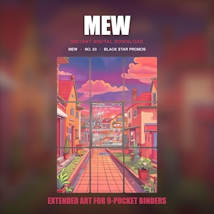 Mew uitgebreide kunstbinderbijlage | Black Star-promokaart 53 | Digitale download Pokemon TCG