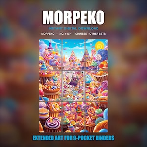 Morpeko Extended Art Binder Insert | Chinesisch – Andere Sets Karte 1407 | Pokémon TCG Digitaler Download
