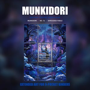 Munkidori Extended Art Pard Insert | Shrouded Fable-kort 72 | Pokémon TCG Digital nedladdning