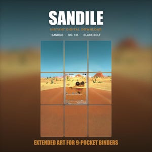 Sandile Extended Art Binder Insert | Black Bolt Card 135 | Pokemon TCG Digital Download