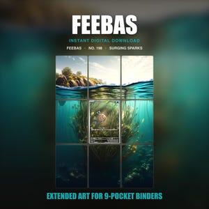 Inserto de arte extendido de Feebas / Carta Surging Sparks 198 / Descarga digital de Pokémon TCG