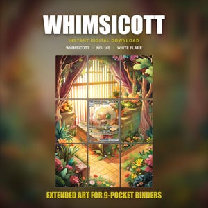 Whimsicott ex Extended Art Binder Insert / White Flare Card 165 / Descarga digital de Pokemon TCG