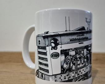 Vintage Tractor Mugs Wide Front
