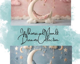 Infant Photography / Whimsical Moonlit Dreams Collection
