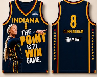 Sophie Cunningham The Point Is To Win Game Tank Top, Indiana Fever Basketball Jersey, Sophie Cunningham Pointing Shirt, WNBA Fan Bekleidung