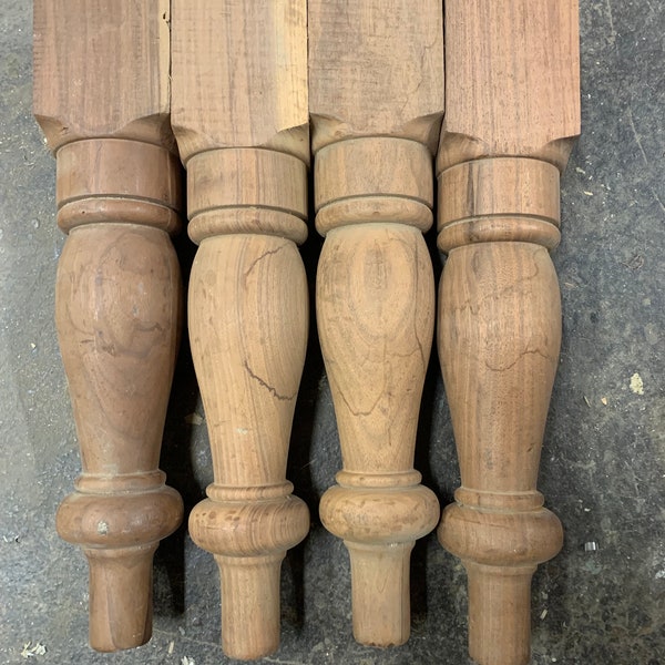 Wood Coffee Table Legs Etsy