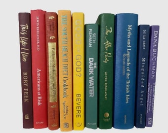 Rainbow Books For Decorating And Shelf Filling Sold By The Foot