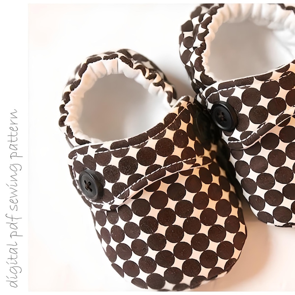 Baby Shoe Pattern - Little Man Shoes - Sizes 1 to 5