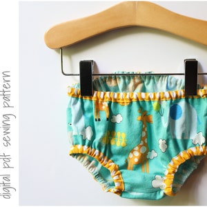 Windel-Überzieher - Schnittmuster - Größen 0-3mo bis 18-24mo