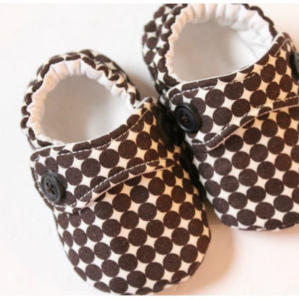 Baby Shoe Pattern - Little Man Shoes - Sizes 1 to 5