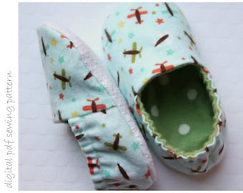 Kid Slipper Pattern - Slipper - Sizes 6 to 13