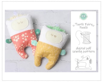 Tooth Fairy Pouch Sewing Pattern | Whimsical DIY Tutorial (PDF Download)