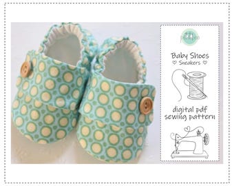 Baby Shoe Sewing Pattern | Lined Soft Slipper Tutorial (PDF Pattern)