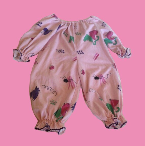 Vintage Adult Pink Onesie