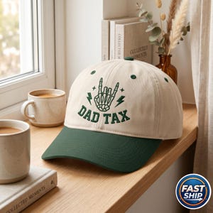 Broderad rolig pappa-skattetruckerkeps, rolig pappapresent till fars dag, pappas födelsedagspresent, pappapresent från barn, skelettpappakepspresent