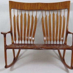 Double Rocking Chair, Rocking Chair, Chair, Custom Made Rocking Chair, Beautiful