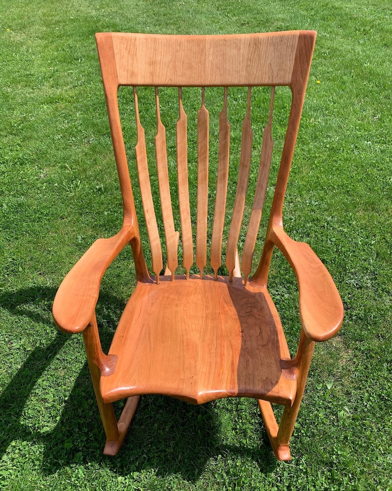Rocking Chair Sculpted Rocking Chair Chair Custom Made - Etsy