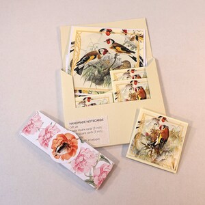 Afdrukbare vogelkaart / presentatie gift kit, specht & putter, crafting notecard gift kit, dank u kaarten afdrukbare, doordachte gift