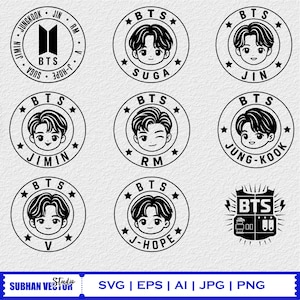 Bts Jimin Sticker - Etsy