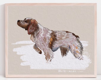 Peinture digitale de votre animal, impression à encadrer, don pour les animaux, chat et chien