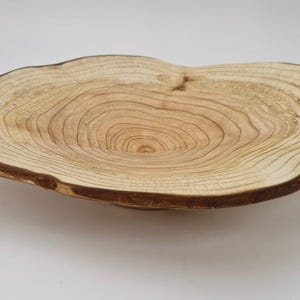 Rustikale holz schale