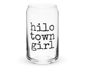 hilo town girl - Glass Tumbler