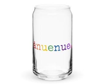 ānuenue. (rainbow) - Glass Tumbler