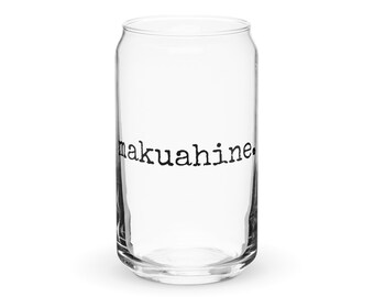 makuahine. (mother) - Glass Tumbler