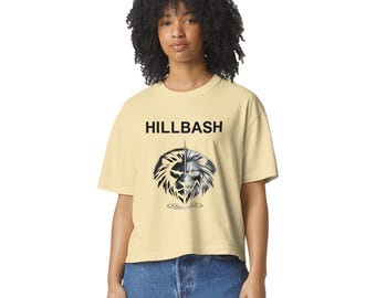 HILLBASH Women's Heavyweight Cropped T-Shirt | Comfort Colors 3023CL