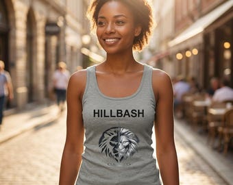 HILLBASH Women's Micro Ribbed Scoop Tank | Bella + Canvas 1012BE