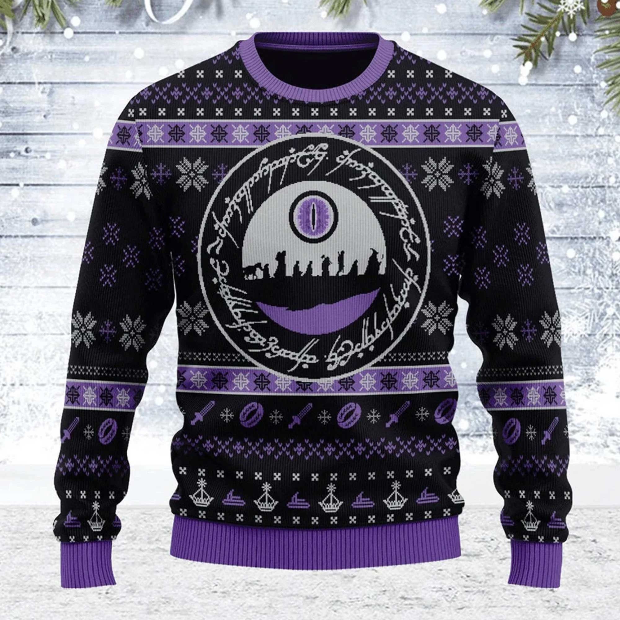 Purple Ugly Sweater - Etsy