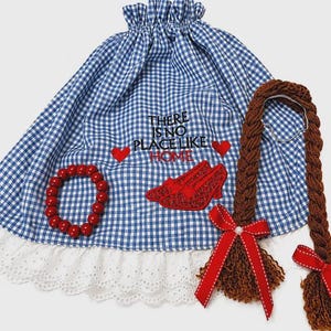 Wizard of Oz Goose Dress | Dorothy Gingham Outfit | Fits 19.5 Inch Goose