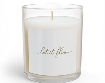 let it flow… Soy Candle – Graceful Moments Collection – Feminine Minimal Home Decor
