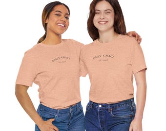 Daily Grace all i need Collection Tee – Minimal Christian Shirt –  3 Colors