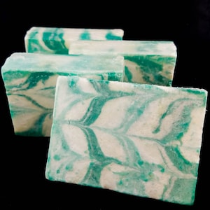 Eucalyptus Mint Soap, Vegan Soap, Sea Salt Soap, Handmade Soap, Spa Bar, Salt Soap, Gift for Mom