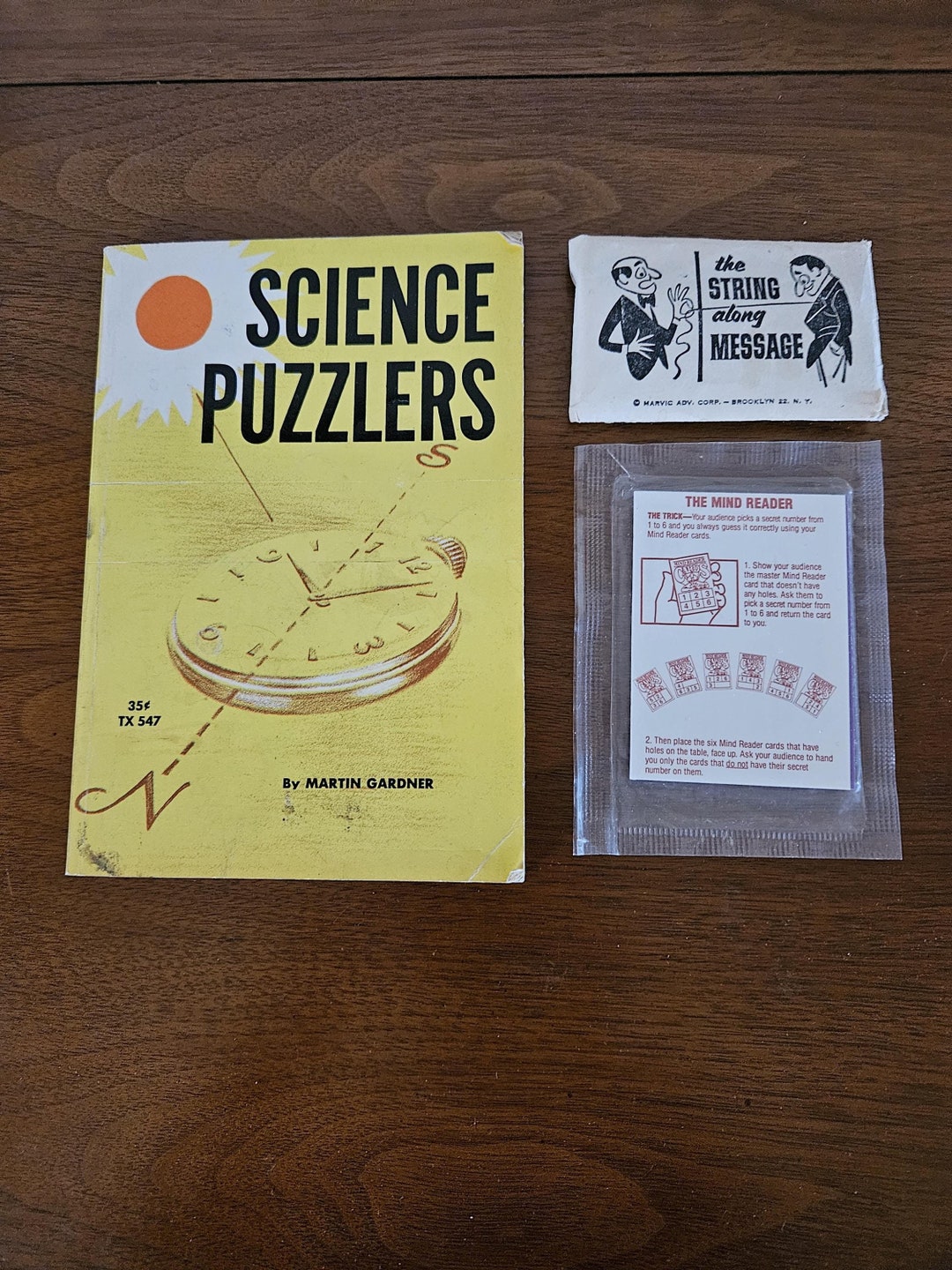 Science Puzzlers Vintage Science Puzzlers Book by Martin Gardner - Two Magic Tricks ...